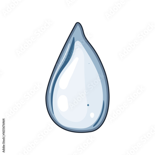 ripple water drops cartoon vector illustration