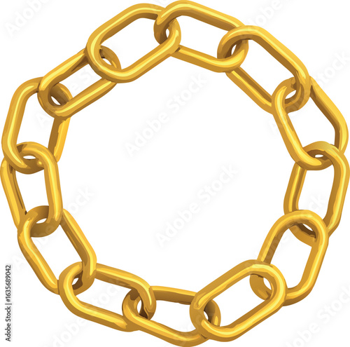 A chunky brass chain bracelet with a bold, industrial style, perfect for a rebellious and edgy fashion statement.