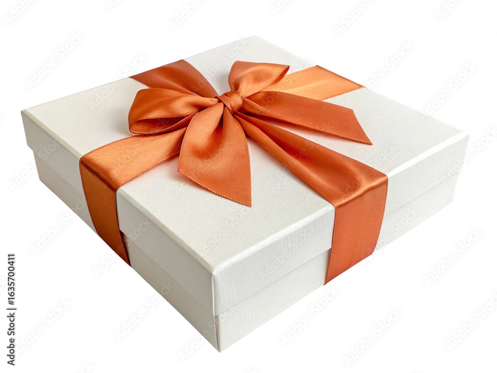 Fototapeta premium gift box isolated on white