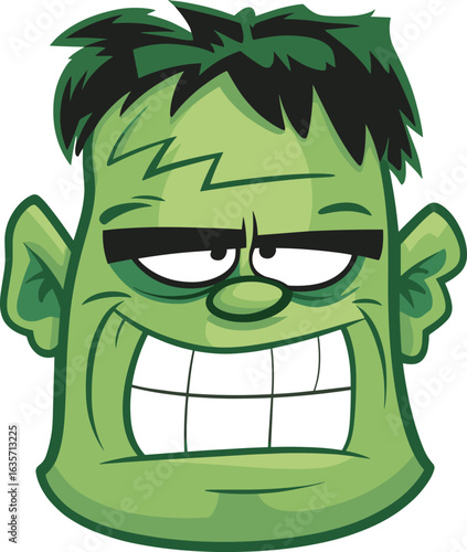 Frankenstein Halloween Head