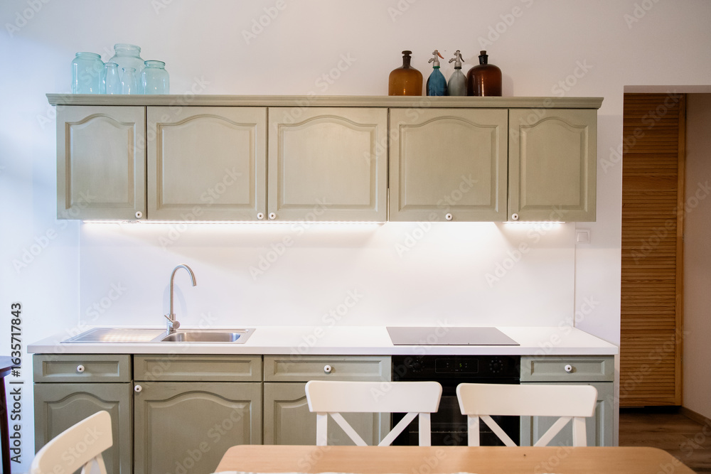 Fototapeta premium Clean and bright kitchen