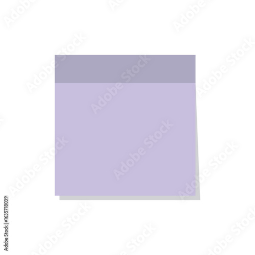 Multicolor post it notes isolated on transparent background. Colored sticky note. Vector realistic illustration. eps file10