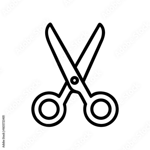 Scissors Icon for Creativity and Crafting Topics