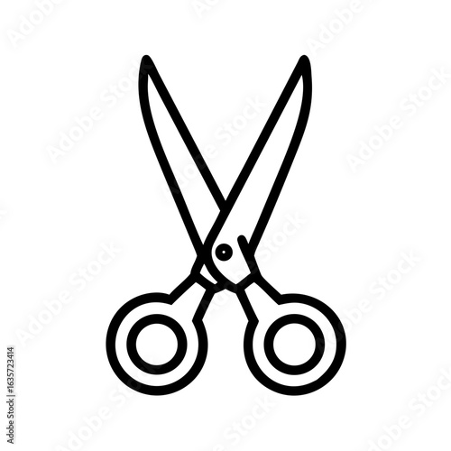 Scissors Icon for Creativity and Crafting Topics