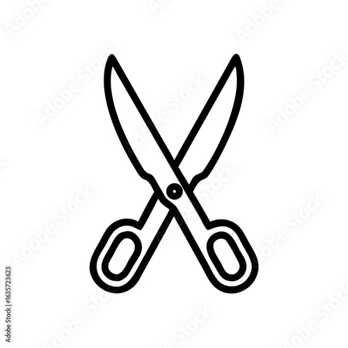 Scissors Icon for Creativity and Crafting Topics