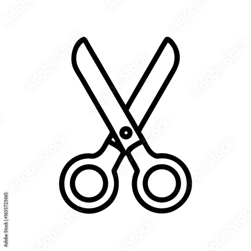 Scissors Icon for Creativity and Crafting Topics