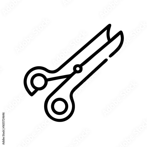 Scissors Icon for Creativity and Crafting Topics
