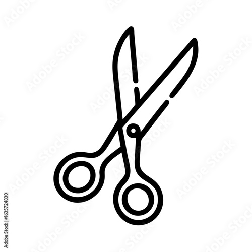 Scissors Icon for Creativity and Crafting Topics