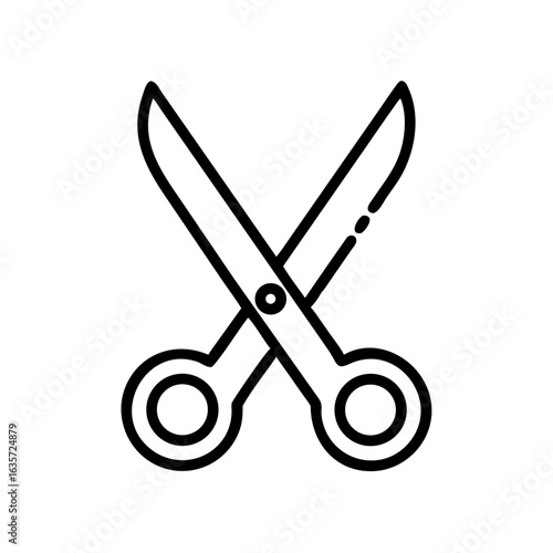 Scissors Icon for Creativity and Crafting Topics