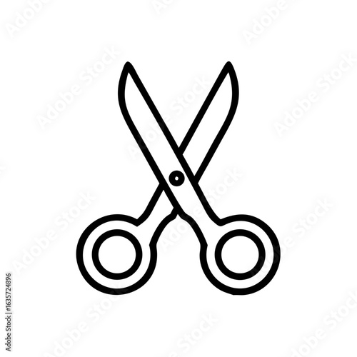 Scissors Icon for Creativity and Crafting Topics
