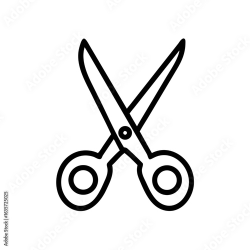 Scissors Icon for Creativity and Crafting Topics