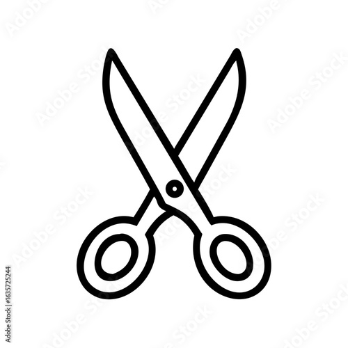 Scissors Icon for Creativity and Crafting Topics