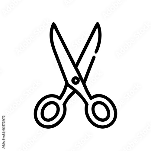 Scissors Icon for Creativity and Crafting Topics