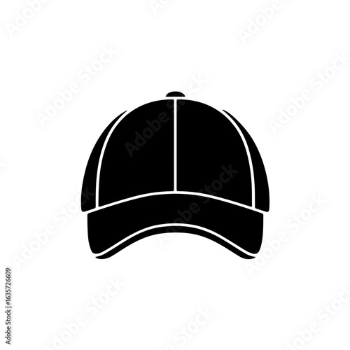 Stylish black baseball cap for cool casual wear