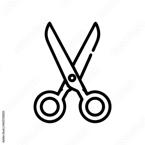 Scissors Icon for Creativity and Crafting Topics