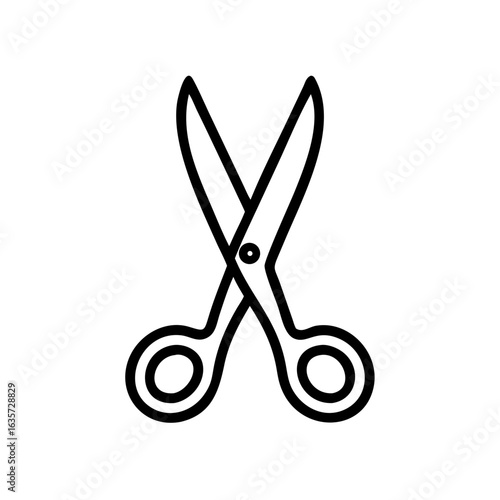 Scissors Icon for Creativity and Crafting Topics