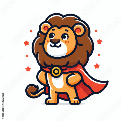 The gallant lion mascot