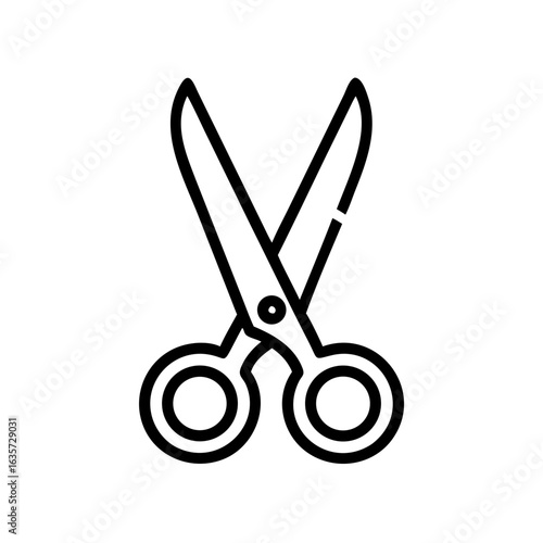 Scissors Icon for Creativity and Crafting Topics