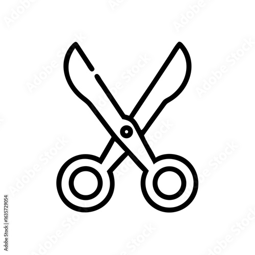 Scissors Icon for Creativity and Crafting Topics