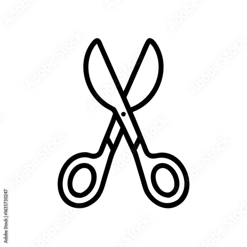 Scissors Icon for Creativity and Crafting Topics