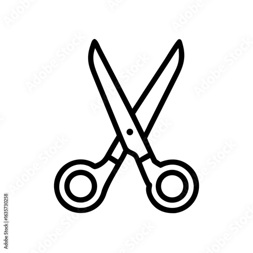 Scissors Icon for Creativity and Crafting Topics