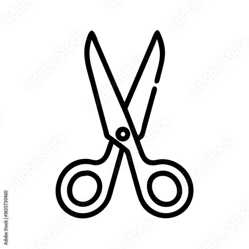 Scissors Icon for Creativity and Crafting Topics