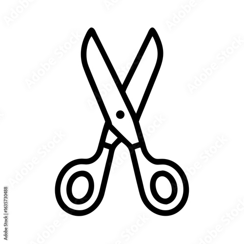 Scissors Icon for Creativity and Crafting Topics