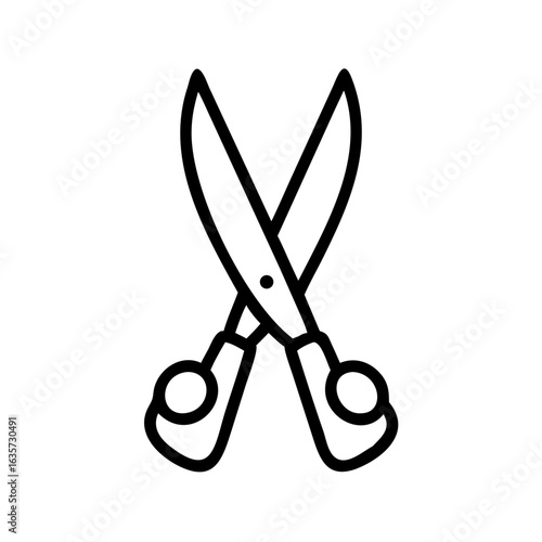 Scissors Icon for Creativity and Crafting Topics
