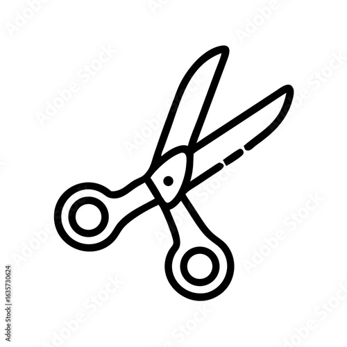Scissors Icon for Creativity and Crafting Topics