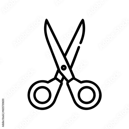 Scissors Icon for Creativity and Crafting Topics