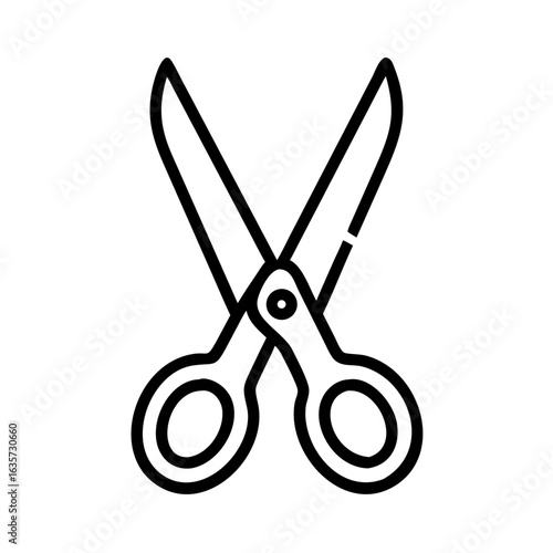 Scissors Icon for Creativity and Crafting Topics