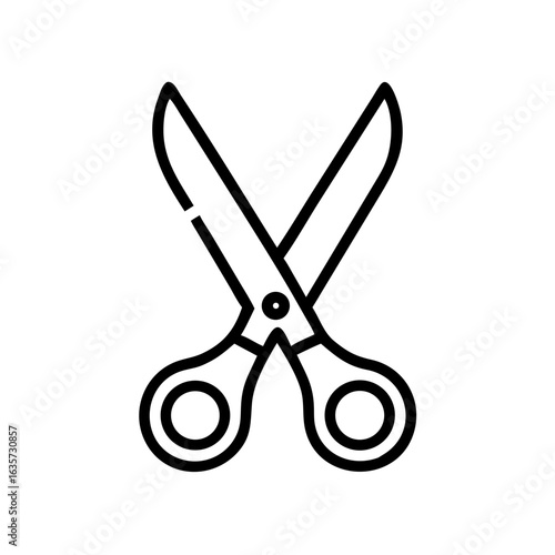 Scissors Icon for Creativity and Crafting Topics