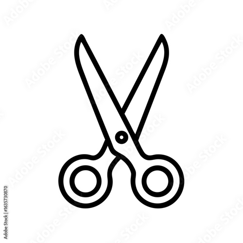 Scissors Icon for Creativity and Crafting Topics