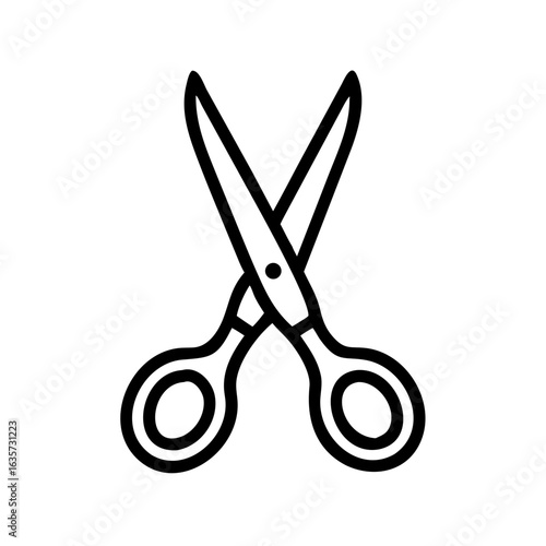 Scissors Icon for Creativity and Crafting Topics