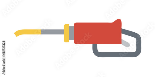 Red and gray fueling nozzle icon