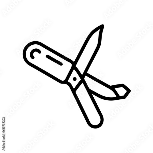 Scissors Icon for Creativity and Crafting Topics