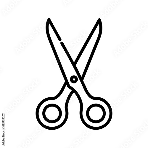 Scissors Icon for Creativity and Crafting Topics
