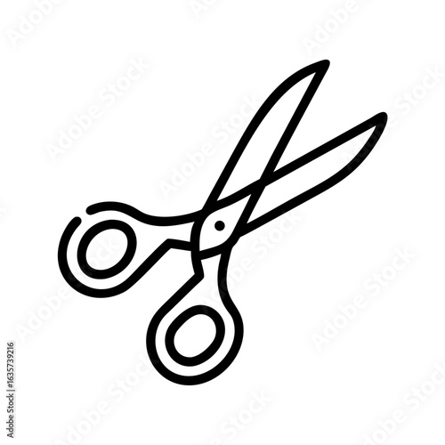 Scissors Icon for Creativity and Crafting Topics