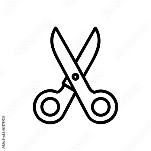 Scissors Icon for Creativity and Crafting Topics