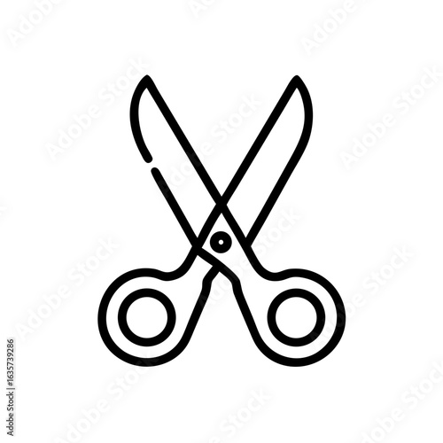 Scissors Icon for Creativity and Crafting Topics