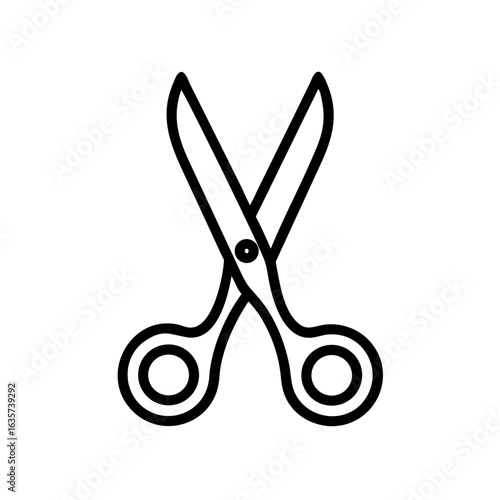 Scissors Icon for Creativity and Crafting Topics