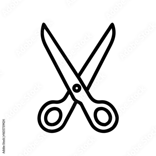 Scissors Icon for Creativity and Crafting Topics