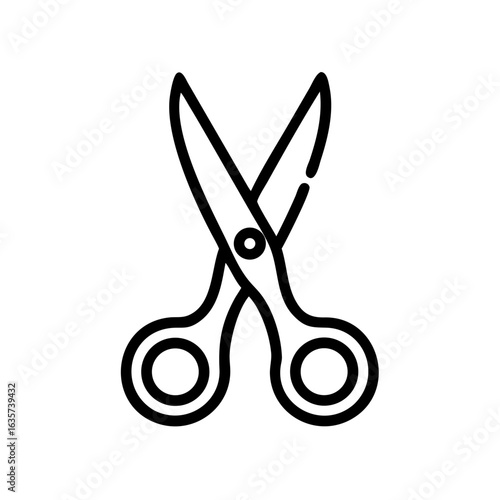 Scissors Icon for Creativity and Crafting Topics