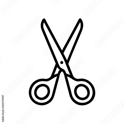 Scissors Icon for Creativity and Crafting Topics