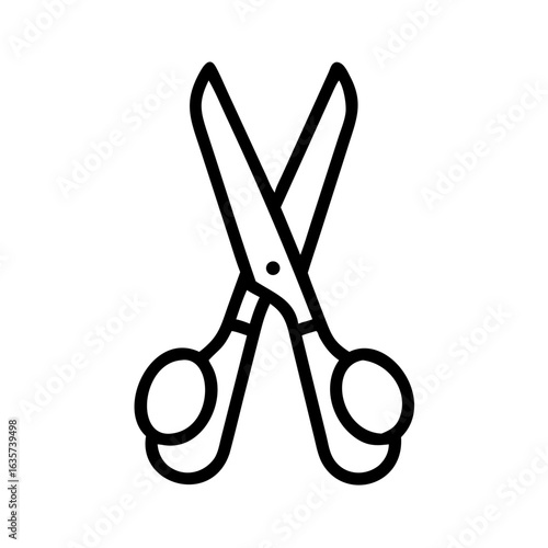 Scissors Icon for Creativity and Crafting Topics