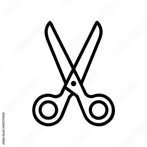 Scissors Icon for Creativity and Crafting Topics