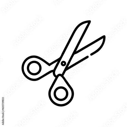Scissors Icon for Creativity and Crafting Topics
