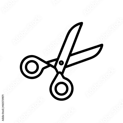 Scissors Icon for Creativity and Crafting Topics