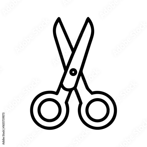 Scissors Icon for Creativity and Crafting Topics