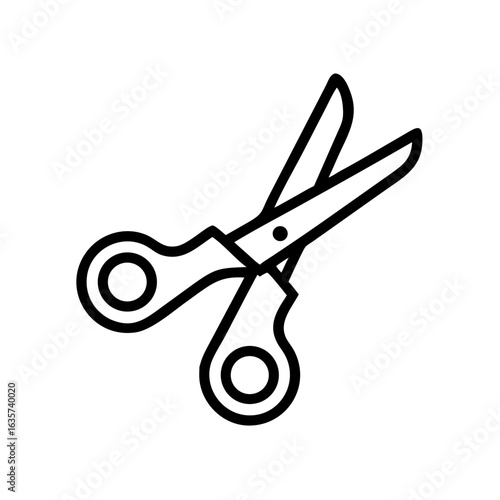 Scissors Icon for Creativity and Crafting Topics
